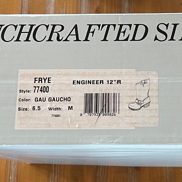 Brand New FRYE Women’s Engineer 12” R Leather Boots Buckle Size 6.5 Gaucho 77400 - Picture 13 of 13